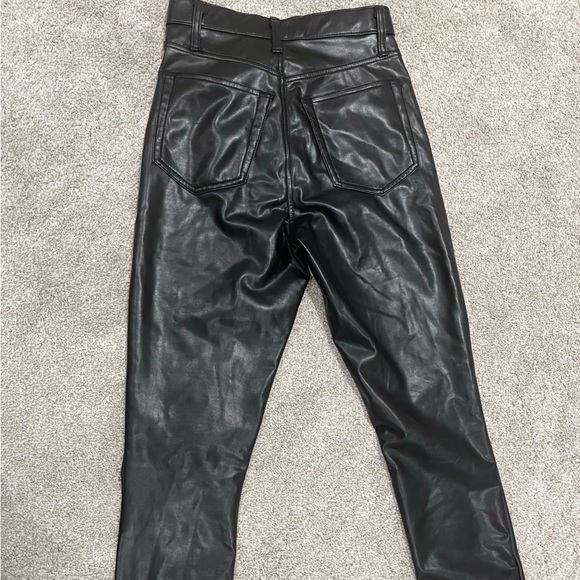 Abercrombie Vegan Leather Skinny Pants - Picture 3 of 4